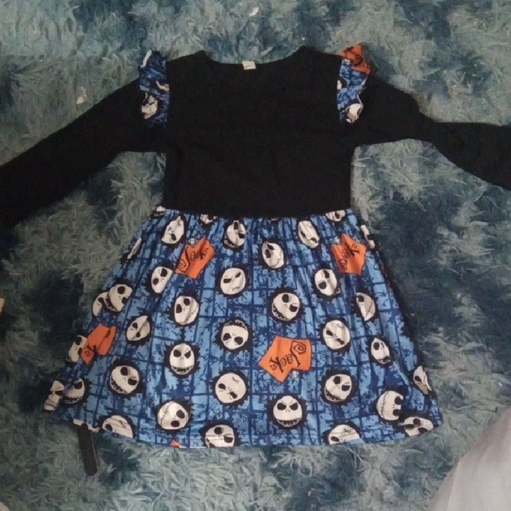 GIRL'S JACK SKELLINGTON DRESS